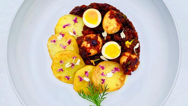 Kerala style quail egg roast