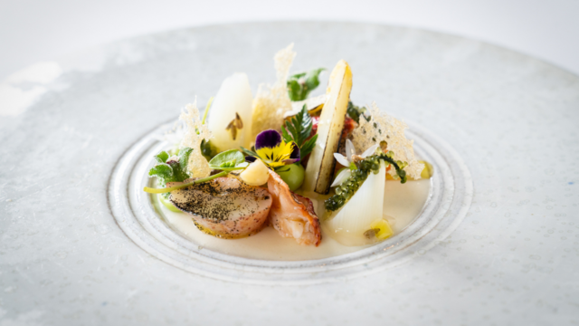 Asperge, Kreeft, Vanille en Moai Caviar