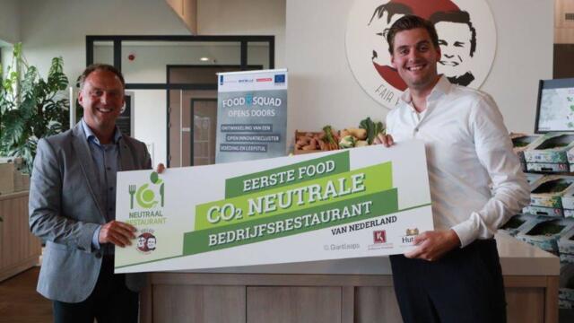 Rob & Bob first in the Netherlands with its food CO2-neutral company restaurant