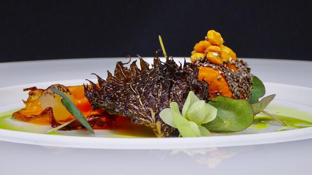 Carrots, chana dal and Zorri oil